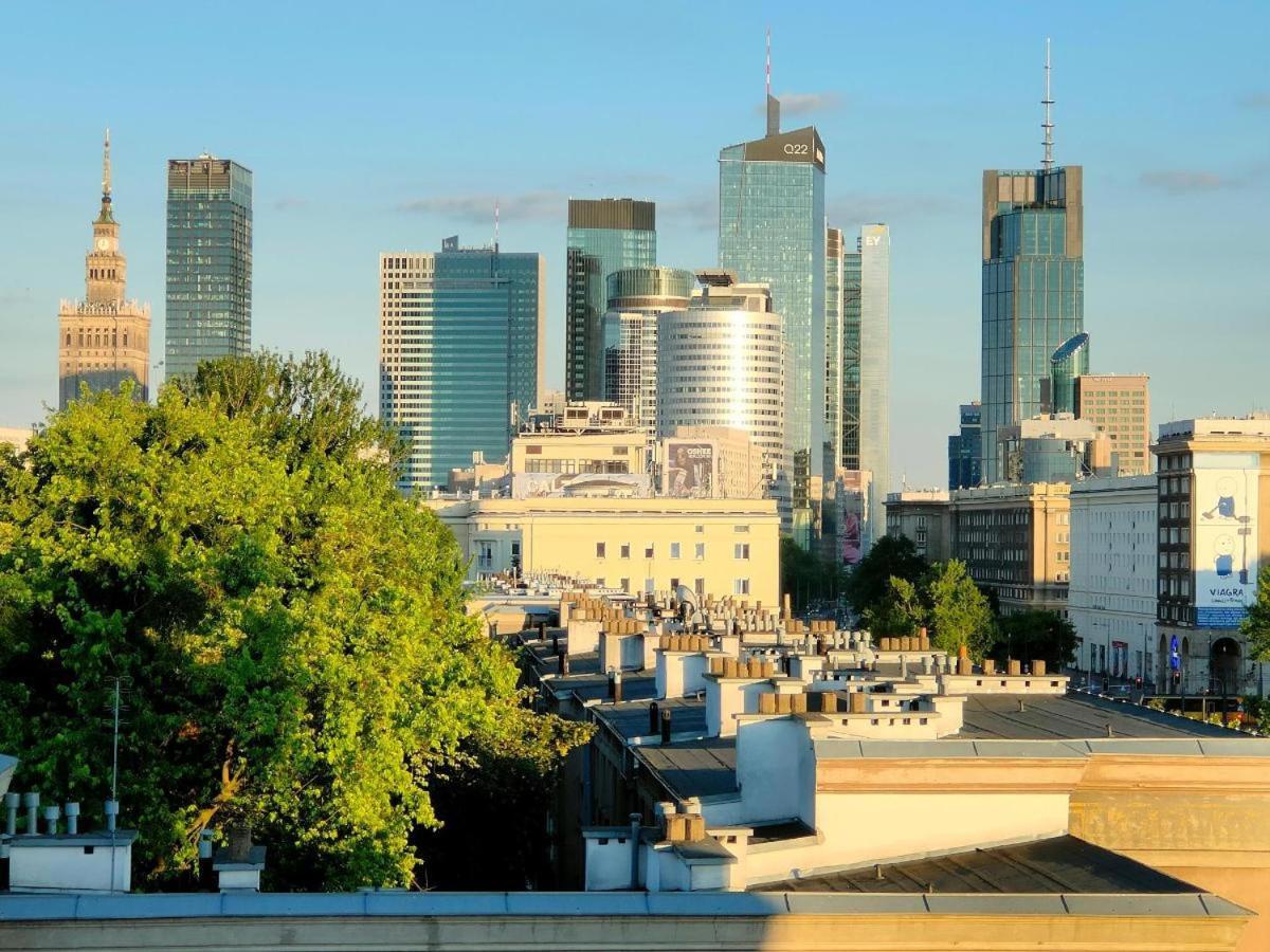 Nowolipki Studio, City Center Skyline View - Warsawstay المظهر الخارجي الصورة